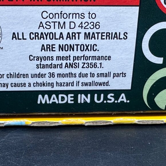 Crayola Crayons 50th Birthday Edition 64 Unopened Box Built In Sharpener 2008 - Picture 9 of 11